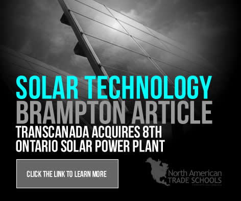  Transcanada acquires 8th Ontario solar power plant
